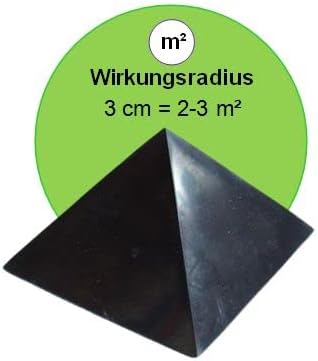 SCHUNGIT Pyramide 3cm [30-tlg SET] 10x POLIERTE Pyramiden 30mm für SCHUTZ, NEGATIVES abschirmen, Home-Office uvm. Inklusive 10x TÄSCHCHEN, 10x BESCHREIBUNG [ORIGINAL aus KARELIEN)