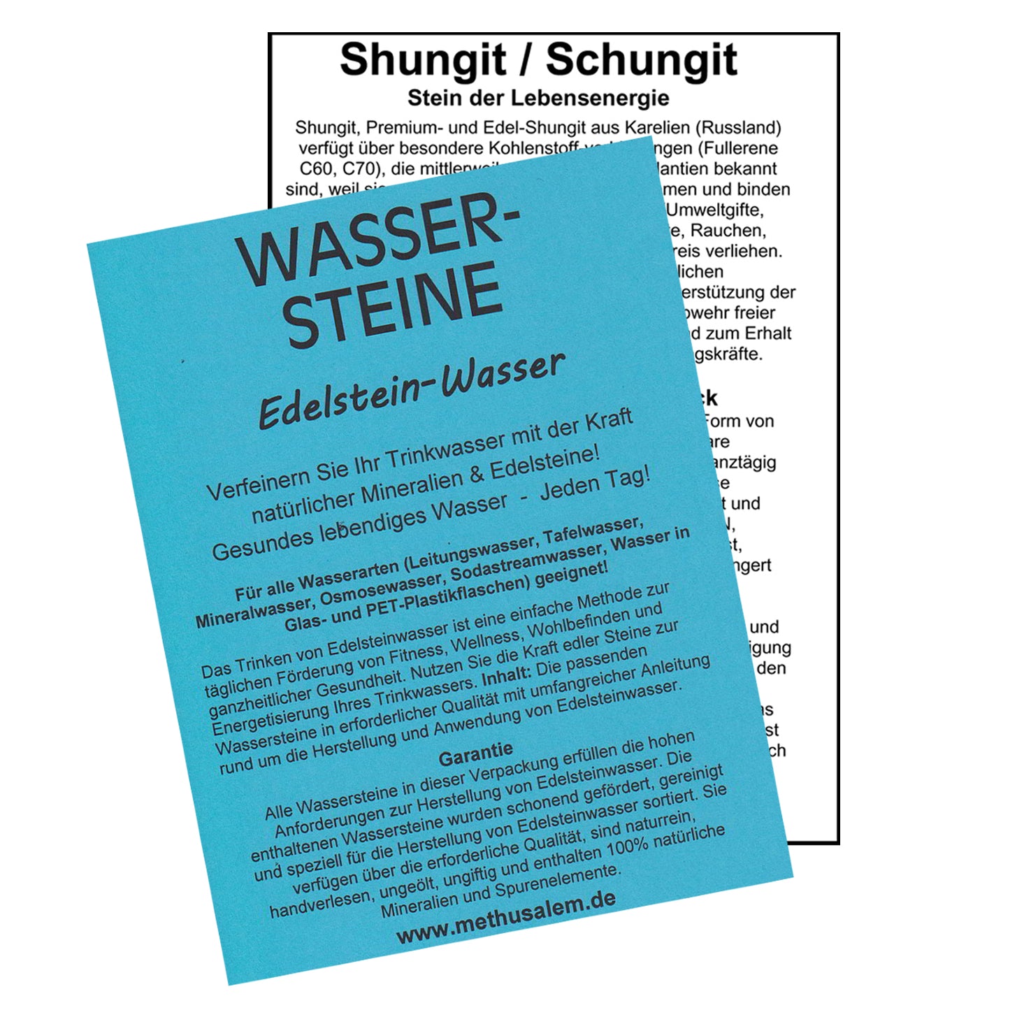 SCHUNGIT Shungit Wassersteine für EDELSTEINWASSER 300g Edelsteine. 4-tlg Set zur Wasseraufbereitung und Wasserenergetisierung für Lebensenergie + Vitalität & HARMONIE + 1,0L Glaskrug + BUCH.